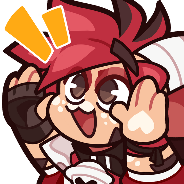 Digital artwork of Fizzles the Satyr. They have both their arms up as if they were asking to be held.