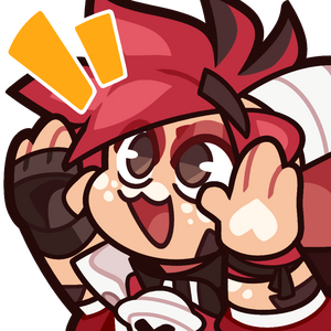 Digital artwork of Fizzles the Satyr. They have both their arms up as if they were asking to be held.