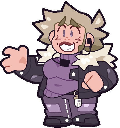 Digital artwork of Natter (an anthro Husky Dog oc)'s head, as a rounded icon.